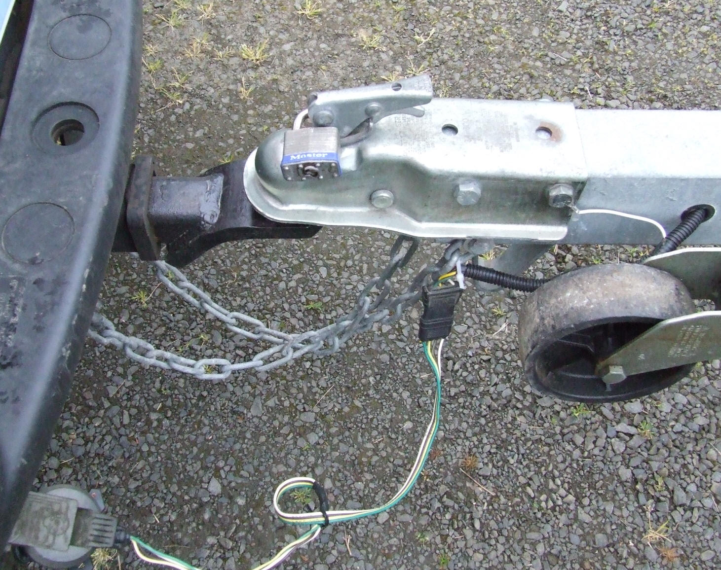 stolen trailer lock hitch padlock trailers even motors boats